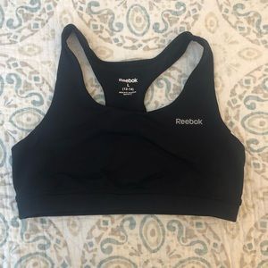 💜REEBOK black sports bra